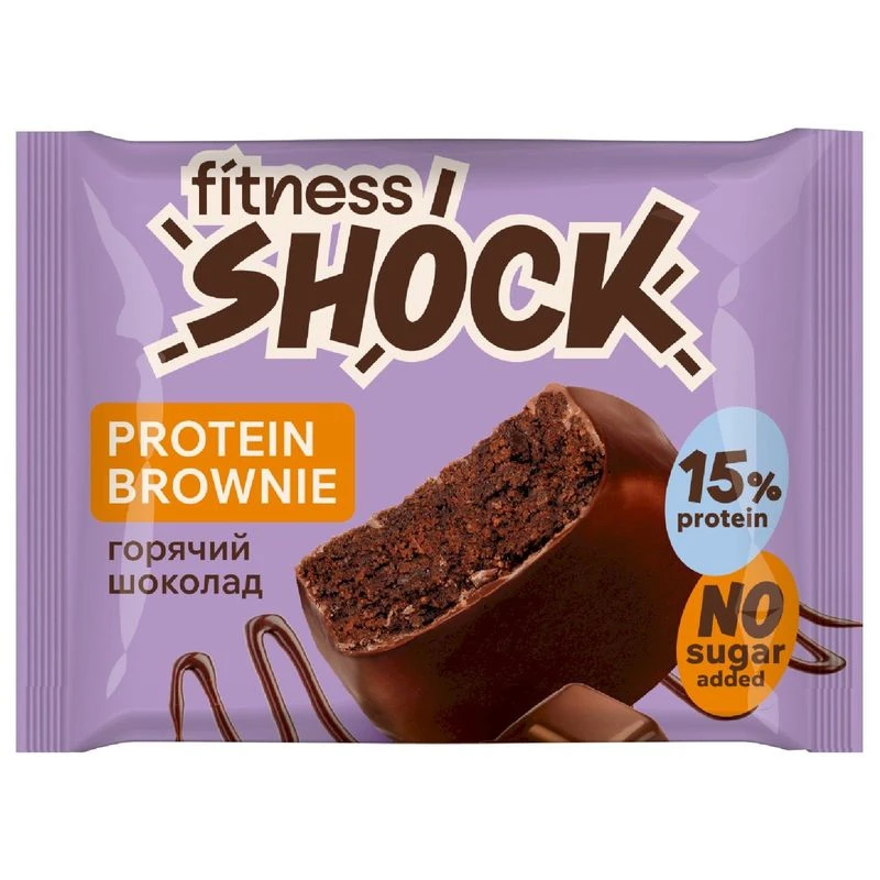 FitnesShock Брауни - Горячий шоколад